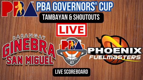 Barangay Ginebra San Miguel v Phoenix Fuelmasters.